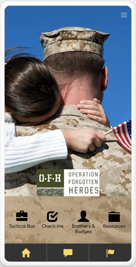Operation Forgotten Heroes mobile app