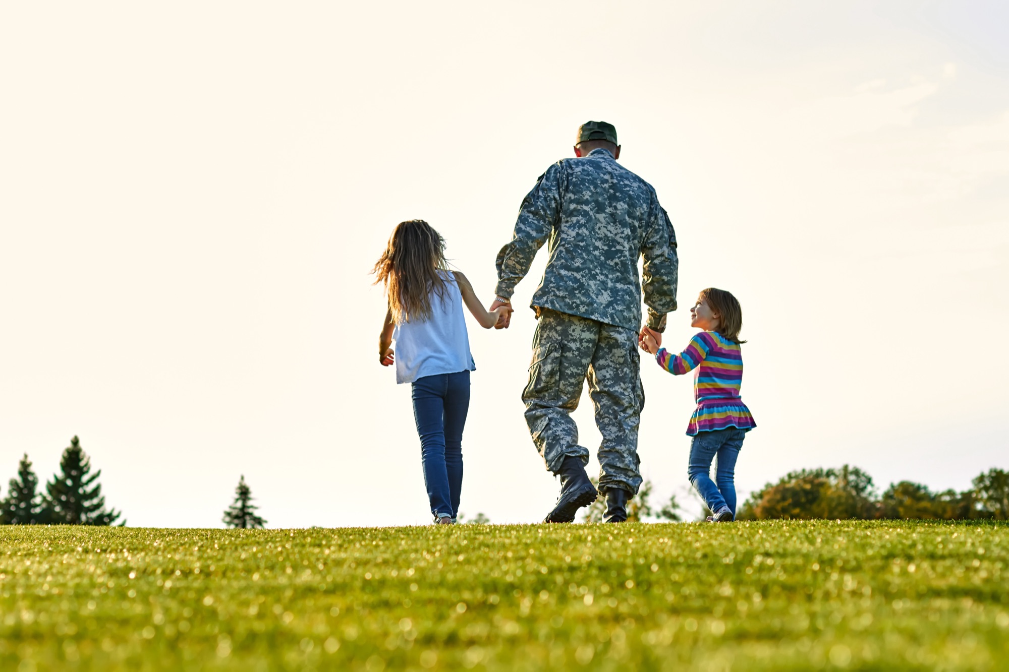 A veteran with family